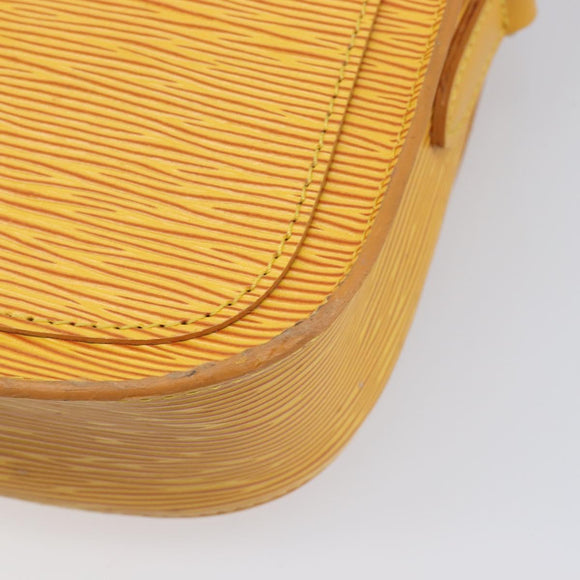 LOUIS VUITTON Epi Saint Cloud PM Shoulder Bag Yellow M52219 LV Auth ep17048A
