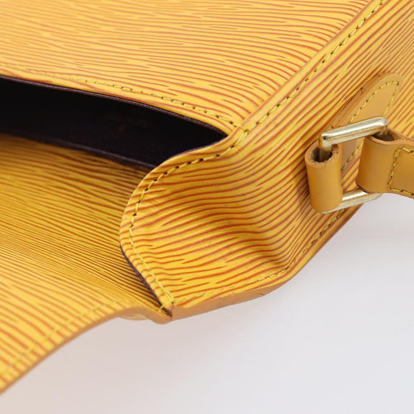 LOUIS VUITTON Epi Saint Cloud PM Shoulder Bag Yellow M52219 LV Auth ep17048A