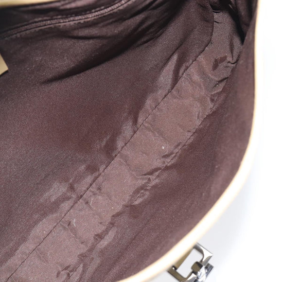 GUCCI GG Canvas Jackie Sherry Line Hand Bag Beige Silver 00963 Auth ep17050V