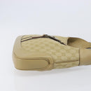 GUCCI GG Canvas Jackie Sherry Line Hand Bag Beige Silver 00963 Auth ep17050V-4