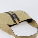 GUCCI GG Canvas Jackie Sherry Line Hand Bag Beige Silver 00963 Auth ep17050V-6