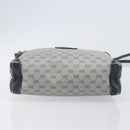GUCCI Micro GG Shoulder Bag PVC Navy Gold Tone 007 115 0093 Auth ep17052-10
