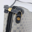 GUCCI Micro GG Shoulder Bag PVC Navy Gold Tone 007 115 0093 Auth ep17052-15