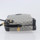 GUCCI Micro GG Shoulder Bag PVC Navy Gold Tone 007 115 0093 Auth ep17052-5