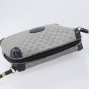 GUCCI Micro GG Shoulder Bag PVC Navy Gold Tone 007 115 0093 Auth ep17052-6