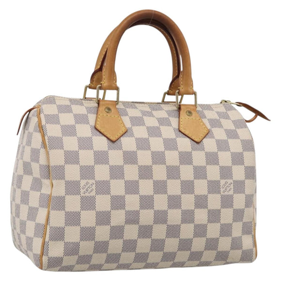 LOUIS VUITTON Damier Azur Speedy 25 Hand Bag N41534 LV Auth ep17053A