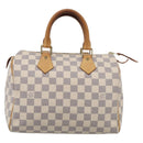 LOUIS VUITTON Damier Azur Speedy 25 Hand Bag N41534 LV Auth ep17053A-2