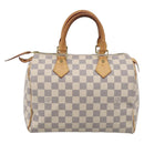 LOUIS VUITTON Damier Azur Speedy 25 Hand Bag N41534 LV Auth ep17053A-3