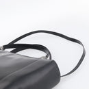 Christian Dior Maris Pearl Hand Bag Leather 2way Black Silver Auth ep17063-10