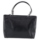 Christian Dior Maris Pearl Hand Bag Leather 2way Black Silver Auth ep17063-3