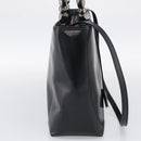 Christian Dior Maris Pearl Hand Bag Leather 2way Black Silver Auth ep17063-4