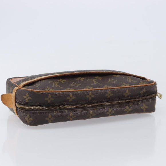 LOUIS VUITTON Monogram Compiegne 28 Clutch Bag M51845 LV Auth ep17072