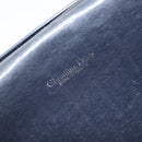 Christian Dior Trotter Canvas Shoulder Bag Navy Gold Tone Auth ep17074-20