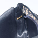 Christian Dior Trotter Canvas Shoulder Bag Navy Gold Tone Auth ep17074-23