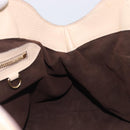 LOUIS VUITTON Mahina Shiels PM Hand Bag Leather Beige M93818 LV Auth ep17082-20