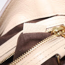 LOUIS VUITTON Mahina Shiels PM Hand Bag Leather Beige M93818 LV Auth ep17082-25