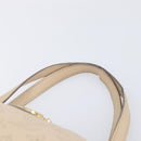 LOUIS VUITTON Mahina Shiels PM Hand Bag Leather Beige M93818 LV Auth ep17082-8