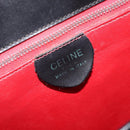 CELINE Hand Bag Leather Black Gold Tone Auth ep17090-16
