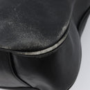 GUCCI Bamboo Hand Bag Leather 2way Black Gold Tone 001 3754 1577 Auth ep17100-14