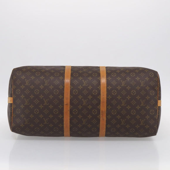 LOUIS VUITTON Monogram Keepall Bandouliere 60 Boston Bag M41412 LV Auth ep17110
