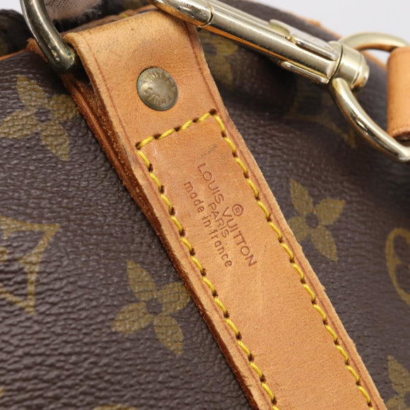 LOUIS VUITTON Monogram Keepall Bandouliere 60 Boston Bag M41412 LV Auth ep17110