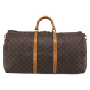 LOUIS VUITTON Monogram Keepall Bandouliere 60 Boston Bag M41412 LV Auth ep17110-2
