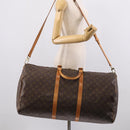 LOUIS VUITTON Monogram Keepall Bandouliere 60 Boston Bag M41412 LV Auth ep17110-26