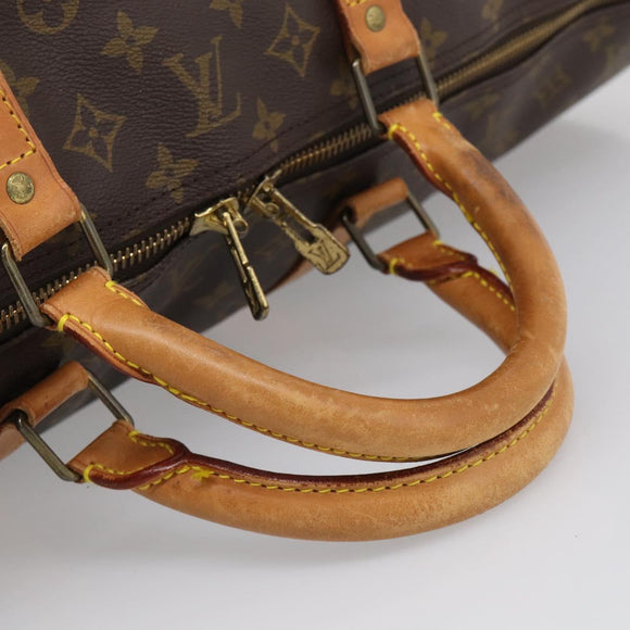 LOUIS VUITTON Monogram Keepall Bandouliere 60 Boston Bag M41412 LV Auth ep17110