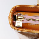 LOUIS VUITTON Vernis Houston Bag Marshmallow Pink M91302 LV Auth ep17119-16