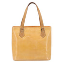 LOUIS VUITTON Vernis Houston Bag Marshmallow Pink M91302 LV Auth ep17119-3