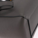 CELINE Micro Belt Hand Bag Leather 2way Gray Gold Auth ep17126V-12