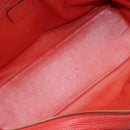 LOEWE Amazona 36 Hand Bag Leather Red Gold Auth ep17132A-18