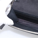 FENDI Chain Karito Shoulder Bag Leather Black Silver 8M0346 Auth ep17134A-20