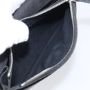 FENDI Chain Karito Shoulder Bag Leather Black Silver 8M0346 Auth ep17134A-23