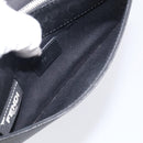 FENDI Chain Karito Shoulder Bag Leather Black Silver 8M0346 Auth ep17134A-24