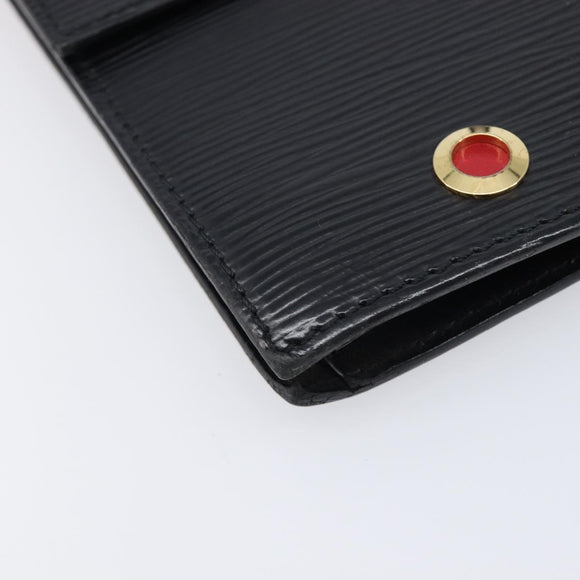 LOUIS VUITTON Epi Hublot Shoulder Bag Black Red M52557 LV Auth ep17135