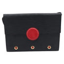 LOUIS VUITTON Epi Hublot Shoulder Bag Black Red M52557 LV Auth ep17135-2