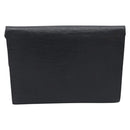 LOUIS VUITTON Epi Hublot Shoulder Bag Black Red M52557 LV Auth ep17135-3