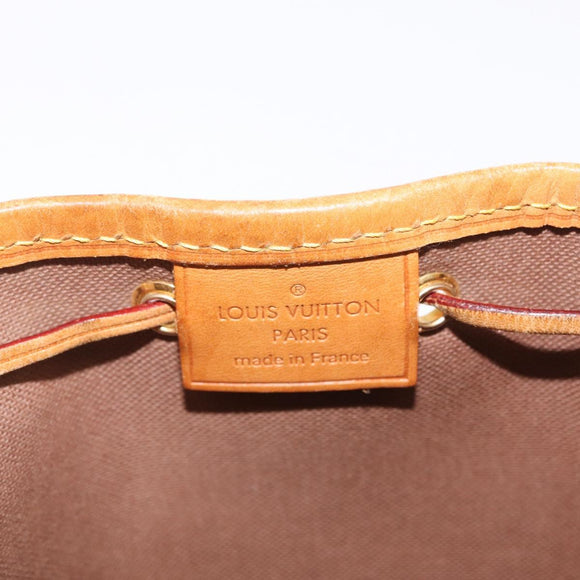 LOUIS VUITTON Monogram Nanonoe Shoulder Bag M81266 LV Auth ep17139A