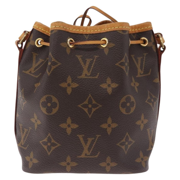 LOUIS VUITTON Monogram Nanonoe Shoulder Bag M81266 LV Auth ep17139A