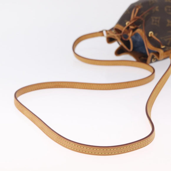 LOUIS VUITTON Monogram Nanonoe Shoulder Bag M81266 LV Auth ep17139A