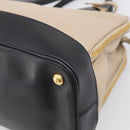 PRADA Hand Bag Leather 2way Beige Gold Auth ep17149V-12