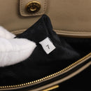 PRADA Hand Bag Leather 2way Beige Gold Auth ep17149V-26