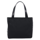 PRADA Tote Bag Nylon Black Silver Auth ep17150-3