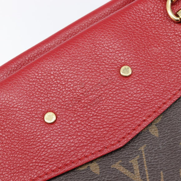 LOUIS VUITTON Monogram Paras Shopper Shoulder Bag M51197 LV Auth ep17152V