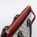 GUCCI GG Supreme Hand Bag PVC 2way Navy Gold 409534 Auth ep17157V-6