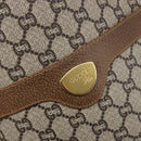 GUCCI GG Plus Supreme Web Sherry Line Tote Bag PVC Beige Gold Auth ep17160-15