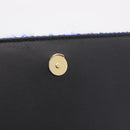 Saint Laurent Kate Chain Shoulder Bag Tweed Blue Gold Auth ep17166M-17
