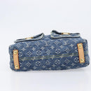LOUIS VUITTON Monogram Denim Buggy PM Bag Blue M95049 LV Auth ep17172SAV-10