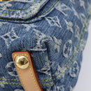 LOUIS VUITTON Monogram Denim Buggy PM Bag Blue M95049 LV Auth ep17172SAV-11